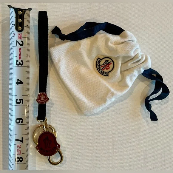 Moncler New Red and Gold Keychain Stocking Stuffer Christmas - Picture 4 of 4